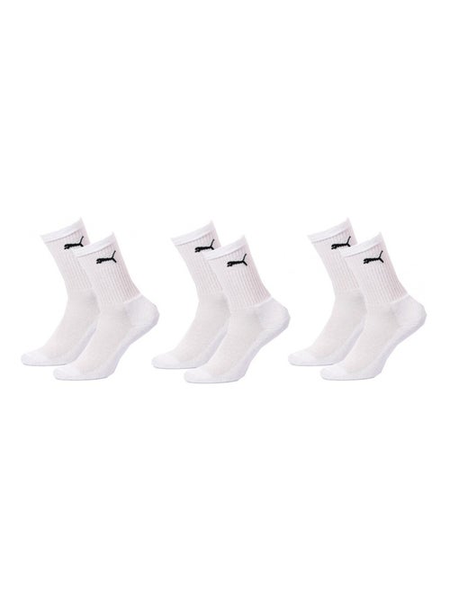 Chaussettes Sport PUMA Tennis CREW JUNIOR - Pack de 3 - Kiabi Chaussettes Sport PUMA Tennis CREW JUNIOR - Pack de 3 - Kiabi