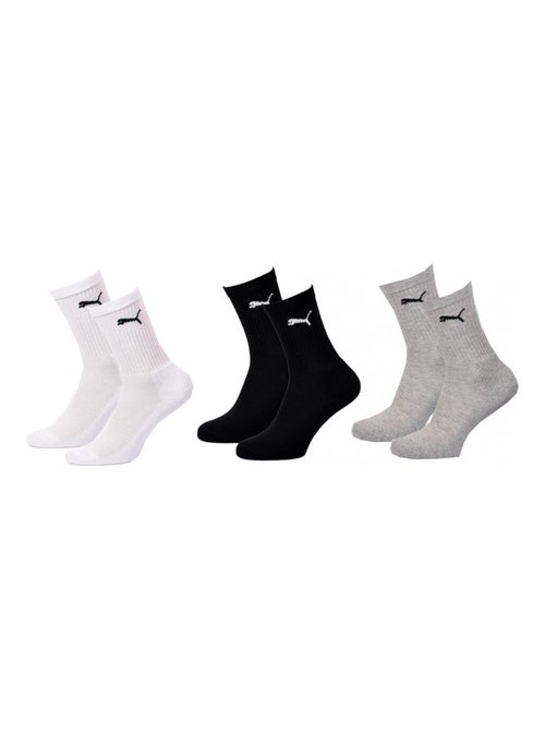 Chaussettes Sport PUMA Tennis CREW JUNIOR - Pack de 3 - Kiabi Chaussettes Sport PUMA Tennis CREW JUNIOR - Pack de 3 - Kiabi
