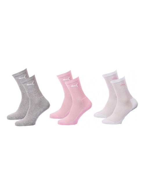 Chaussettes Sport PUMA Tennis CREW JUNIOR - Pack de 3 - Kiabi Chaussettes Sport PUMA Tennis CREW JUNIOR - Pack de 3 - Kiabi