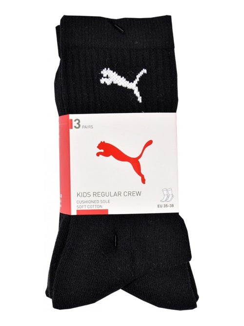 Chaussettes Sport PUMA Tennis CREW JUNIOR - Pack de 3 - Kiabi Chaussettes Sport PUMA Tennis CREW JUNIOR - Pack de 3 - Kiabi