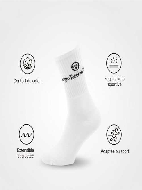 Chaussettes SPORT SERGIO TACCHINI - Pack de 12 Paires - Kiabi Chaussettes SPORT SERGIO TACCHINI - Pack de 12 Paires - Kiabi
