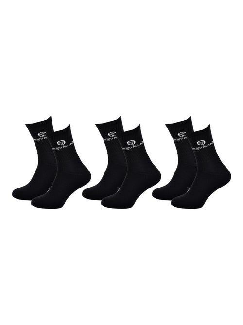 Chaussettes SPORT SERGIO TACCHINI - Pack de 3 Paires - Kiabi Chaussettes SPORT SERGIO TACCHINI - Pack de 3 Paires - Kiabi