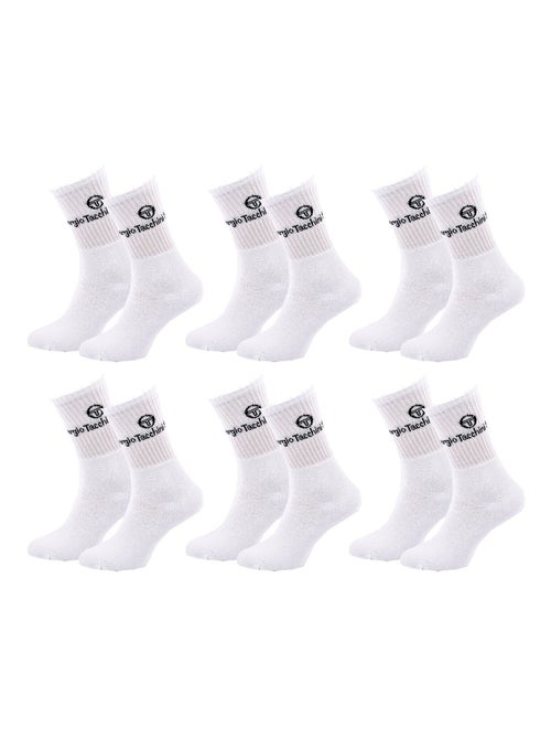 Chaussettes SPORT SERGIO TACCHINI - Pack de 6 Paires - Kiabi Chaussettes SPORT SERGIO TACCHINI - Pack de 6 Paires - Kiabi