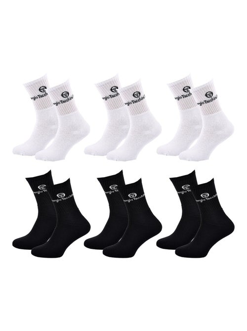 Chaussettes SPORT SERGIO TACCHINI - Pack de 6 Paires - Kiabi Chaussettes SPORT SERGIO TACCHINI - Pack de 6 Paires - Kiabi