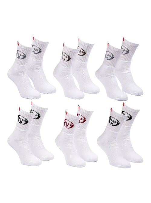 Chaussettes SPORT SERGIO TACCHINI - Pack de 6 Paires - Kiabi Chaussettes SPORT SERGIO TACCHINI - Pack de 6 Paires - Kiabi