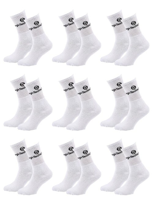 Chaussettes SPORT SERGIO TACCHINI - Pack de 9 Paires - Kiabi Chaussettes SPORT SERGIO TACCHINI - Pack de 9 Paires - Kiabi
