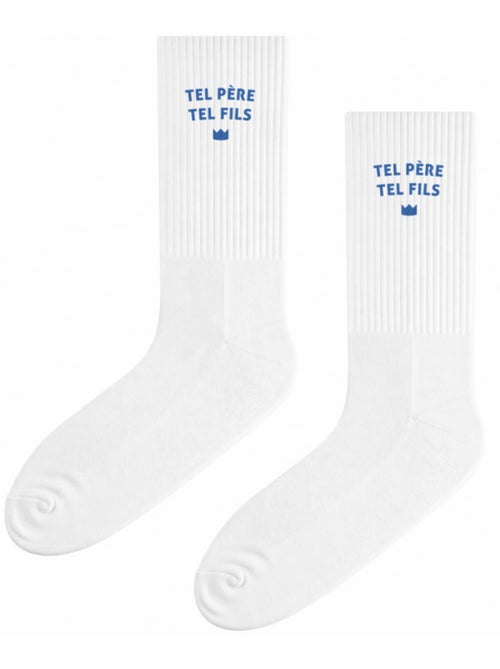 Chaussettes TEL PÈRE TEL FILS CŒUR - Kiabi Chaussettes TEL PÈRE TEL FILS CŒUR - Kiabi