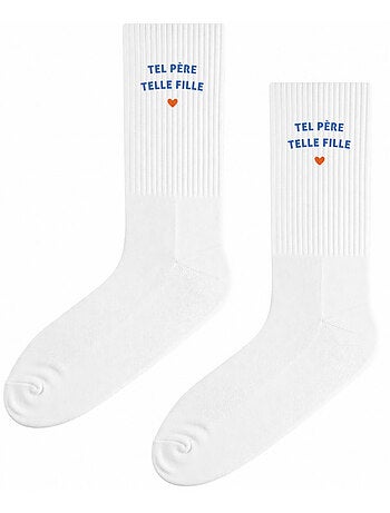 Chaussettes TEL PÈRE TELLE FILLE CŒUR