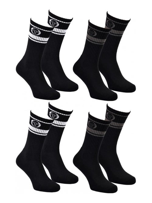 Chaussettes TENNIS SERGIO TACCHINI Lot de 4 Paires - Kiabi Chaussettes TENNIS SERGIO TACCHINI Lot de 4 Paires - Kiabi