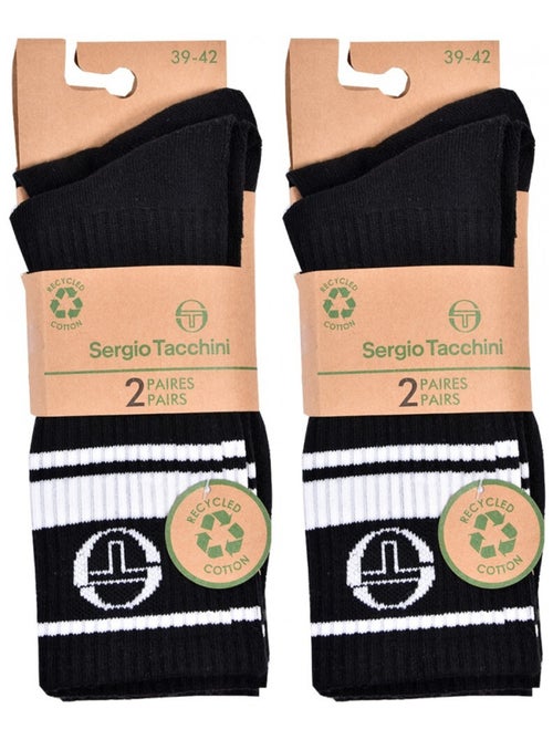 Chaussettes TENNIS SERGIO TACCHINI Lot de 4 Paires - Kiabi Chaussettes TENNIS SERGIO TACCHINI Lot de 4 Paires - Kiabi