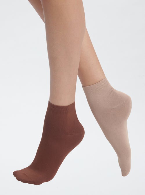 Chaussettes unies 'DIM' - Kiabi