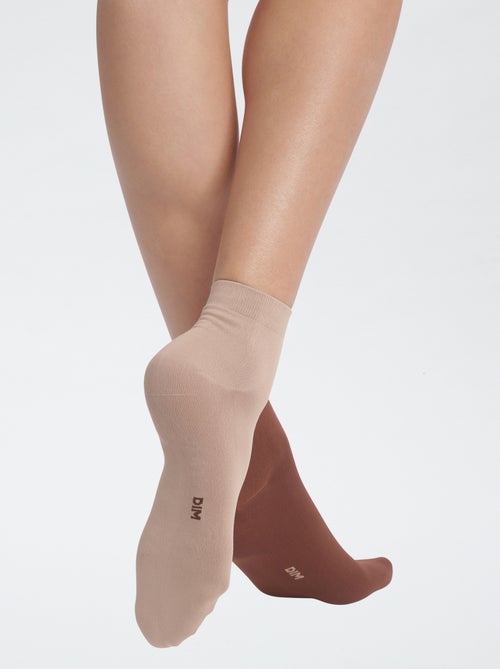 Chaussettes unies 'DIM' - Kiabi