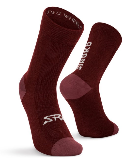 Chaussettes vélo avec laine mérinos cyclisme homme et femme srx aravis - Kiabi