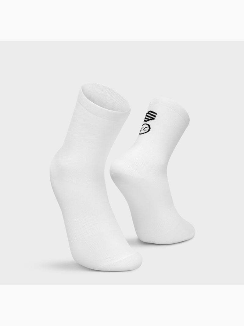 Chaussettes vélo cyclisme homme et femme core haza Blanc - Kiabi