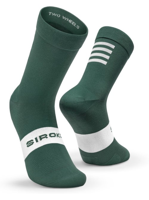 Chaussettes vélo cyclisme homme et femme s1  alpe d'huez - Kiabi