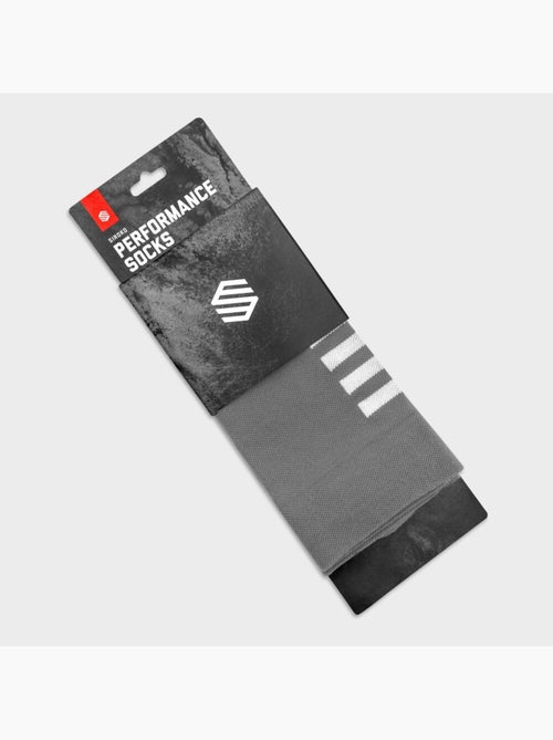 Chaussettes vélo cyclisme homme et femme s1 gray saas - Kiabi