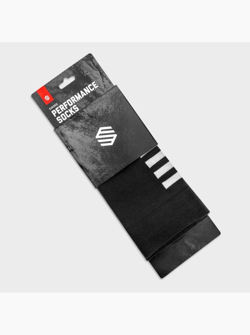 Chaussettes vélo cyclisme homme et femme s1  kapelmuur Noir - Kiabi