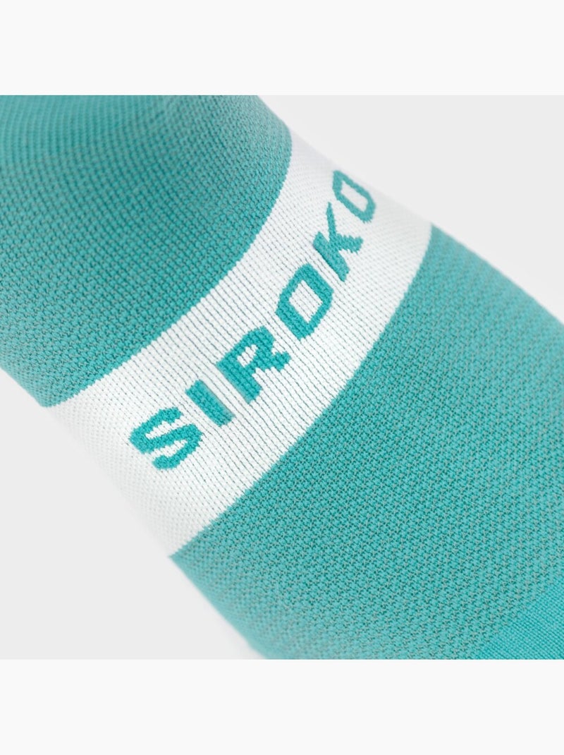 Chaussettes vélo cyclisme homme et femme s1  trollstigen Bleu cyan - Kiabi