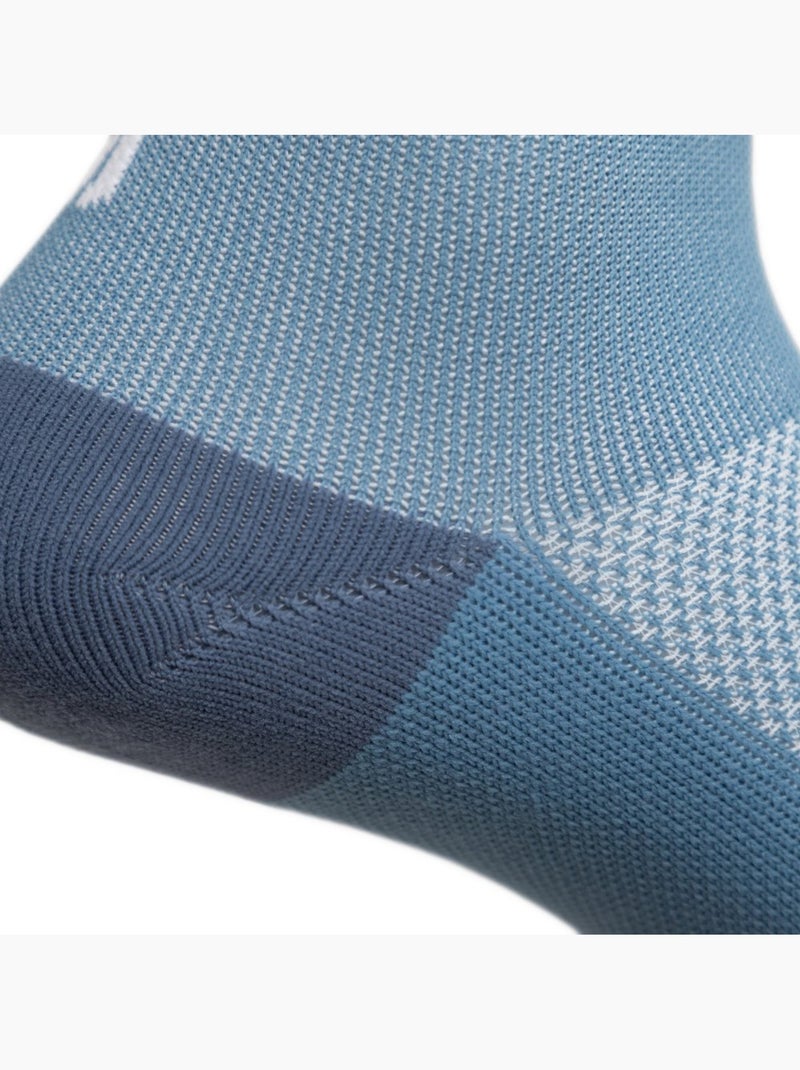 Chaussettes vélo d’hiver mi-mollet homme et femme s3 Bleu - Kiabi