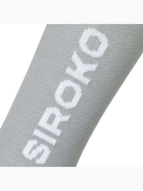 Chaussettes vélo d’hiver mi-mollet homme et femme s3 gray - Kiabi
