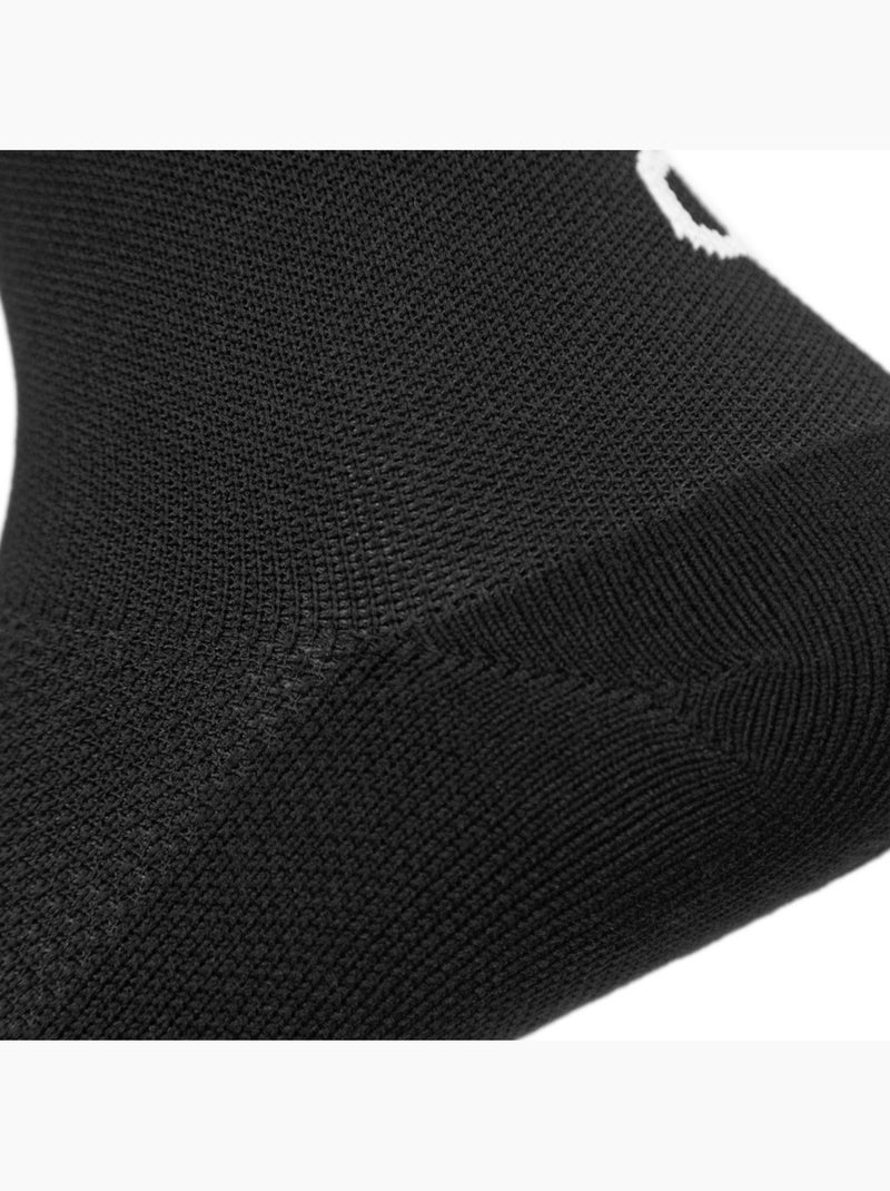 Chaussettes vélo d’hiver mi-mollet homme et femme s3 Noir - Kiabi