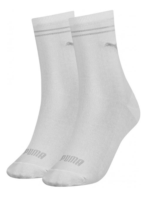Chaussettes Ville Urbain PUMA Socks CLASSIC - Pack de 2 - Kiabi Chaussettes Ville Urbain PUMA Socks CLASSIC - Pack de 2 - Kiabi