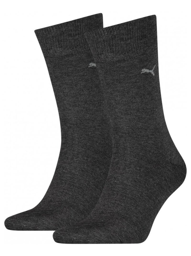 Chaussettes Ville Urbain PUMA Socks CLASSIC - Pack de 2 gris anthracite - Kiabi