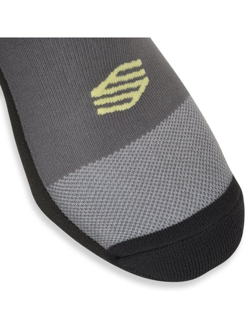 Chaussettes vtt mi-mollet cyclisme homme et femme mtb shred gray - Kiabi