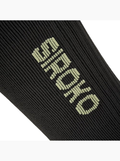Chaussettes vtt mi-mollet cyclisme homme et femme mtb shred gray - Kiabi