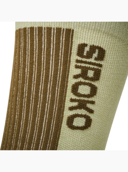 Chaussettes vtt mi-mollet cyclisme homme et femme mtb shred matcha - Kiabi