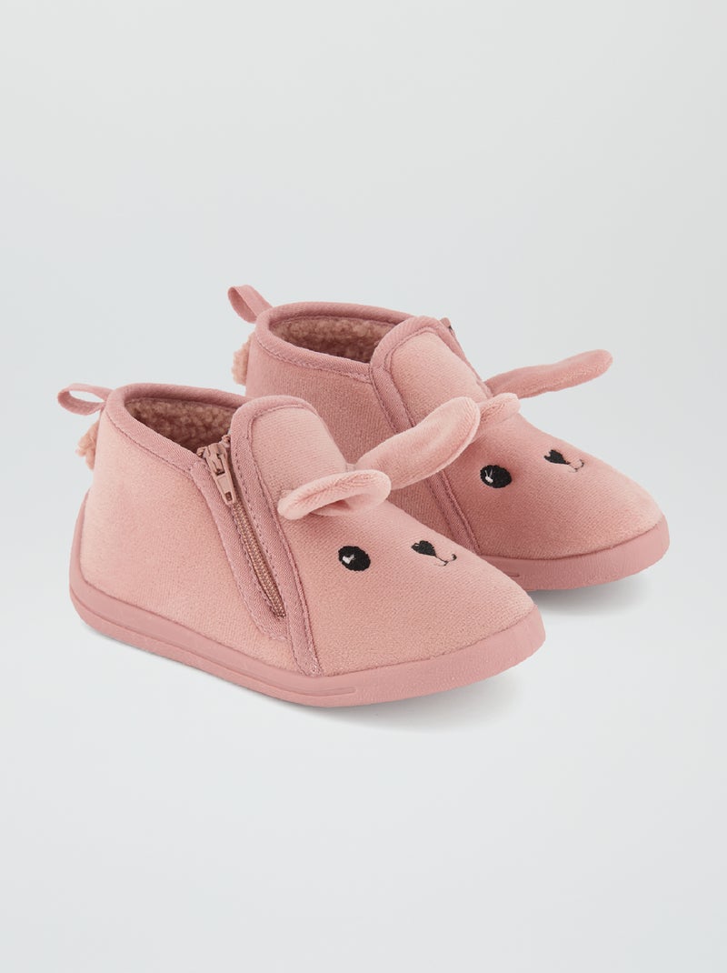 Chausson botillon Rose - Kiabi