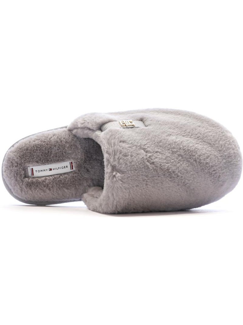 Chausson femme tommy hilfiger Gris Argenté - Kiabi