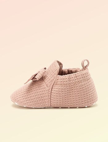 Chausson 'Kitchoun' détaillé en coton