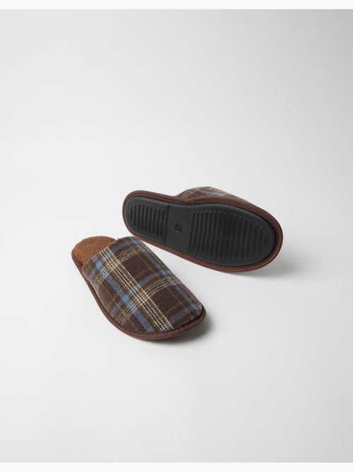 Chaussons à carreaux de chambre, mo fashion - Kiabi