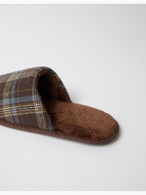 Chaussons à carreaux de chambre, mo fashion - Kiabi