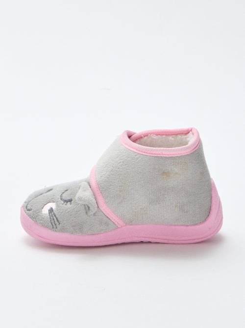 Chaussons à scratch animés souris - Kiabi