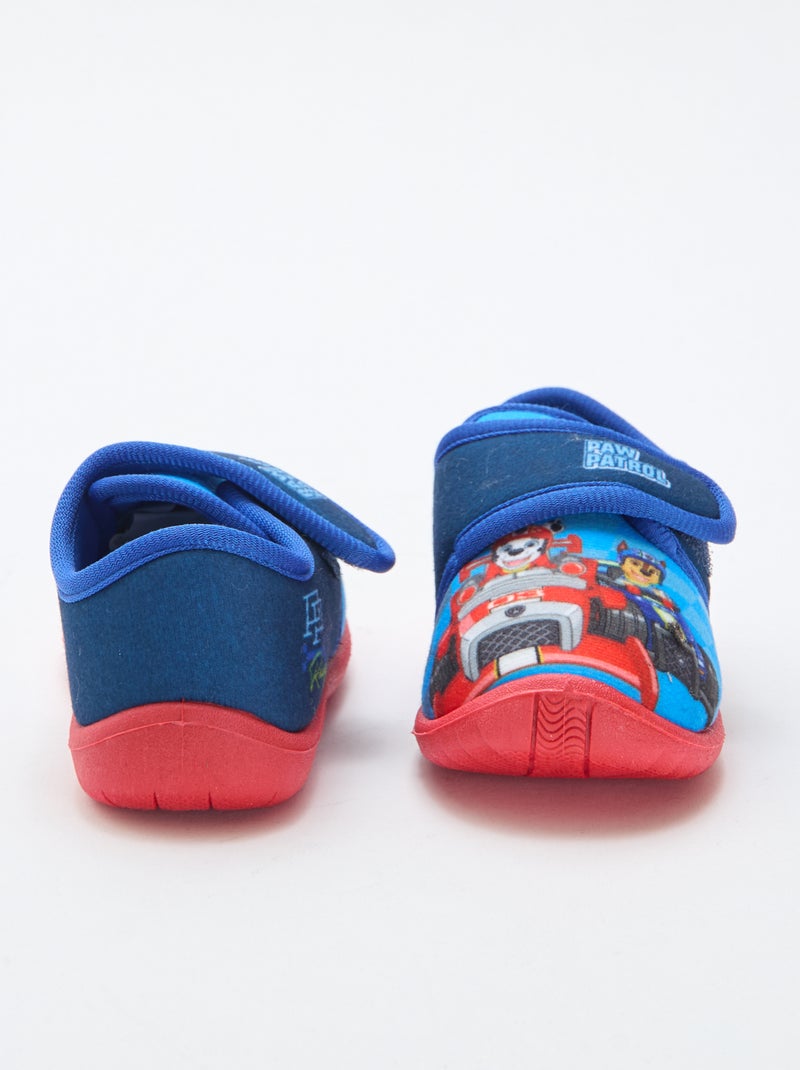 Chaussons à scratch 'Pat' patrouille' Bleu - Kiabi