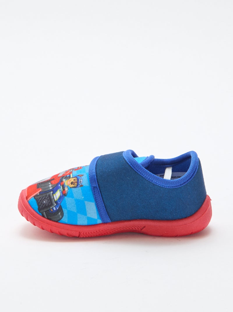 Chaussons à scratch 'Pat' patrouille' Bleu - Kiabi