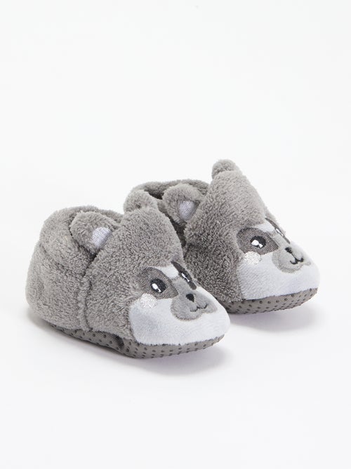 Chaussons animaux chauds - Kiabi