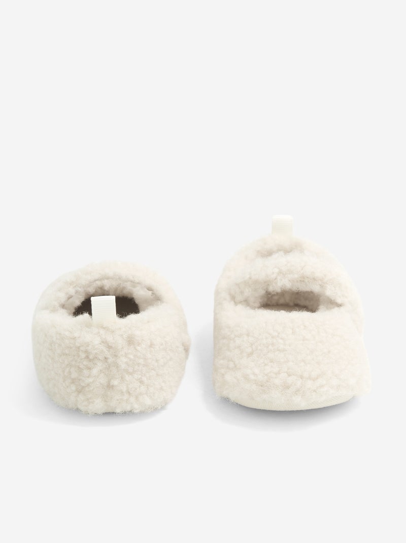 Chaussons ballerines Beige - Kiabi