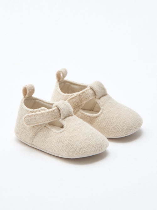 Chaussons ballerines en éponge - Kiabi