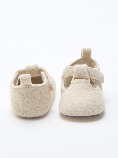Chaussons ballerines en éponge - Kiabi