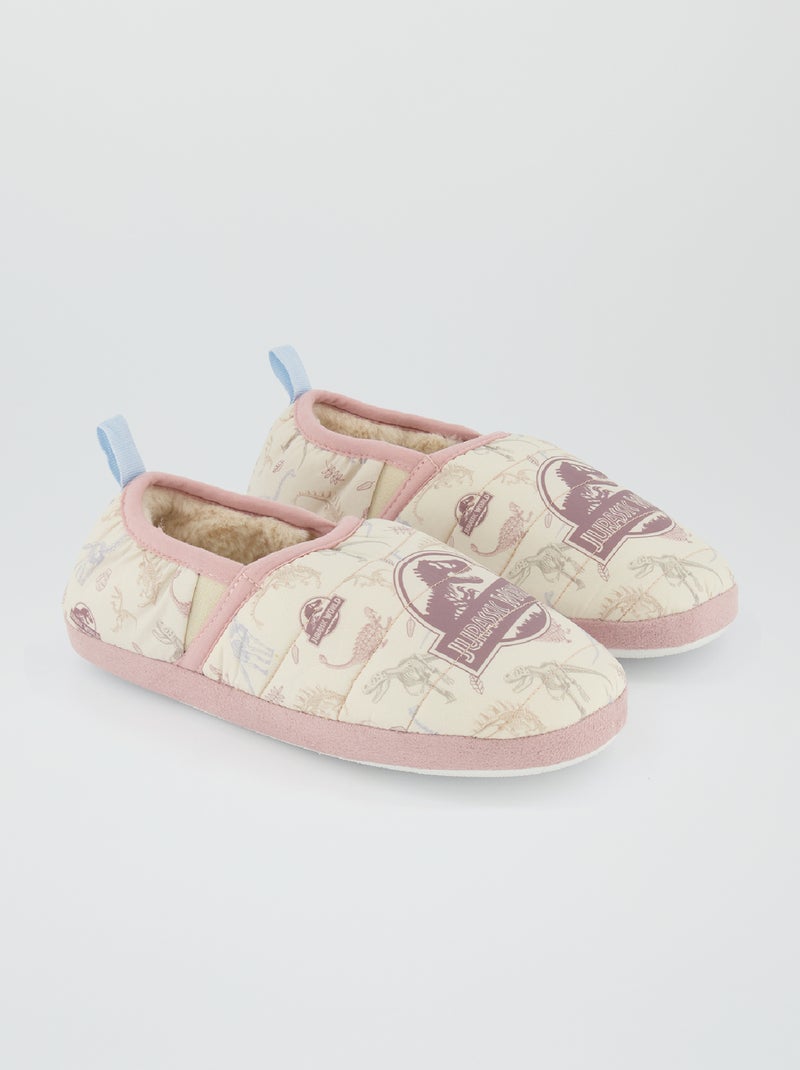 Chaussons ballerines 'Jurassic World' Rose - Kiabi