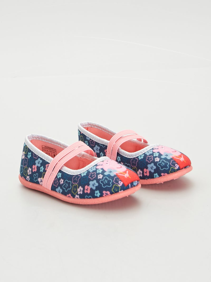 Chaussons ballerines 'Peppa Pig' Rose - Kiabi