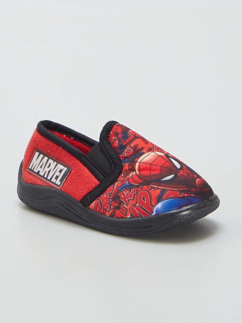 Chaussons bas 'Spider-man' Rouge - Kiabi