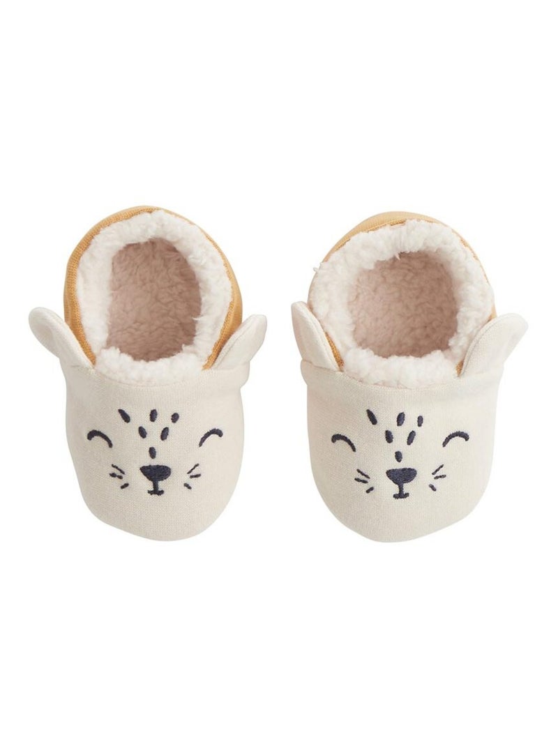 Chaussons b?b? Charly Moutarde - Kiabi