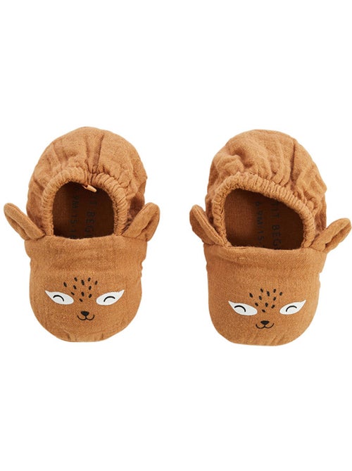 Chaussons b?b? en gaze de coton Gabin - Kiabi Chaussons b?b? en gaze de coton Gabin - Kiabi