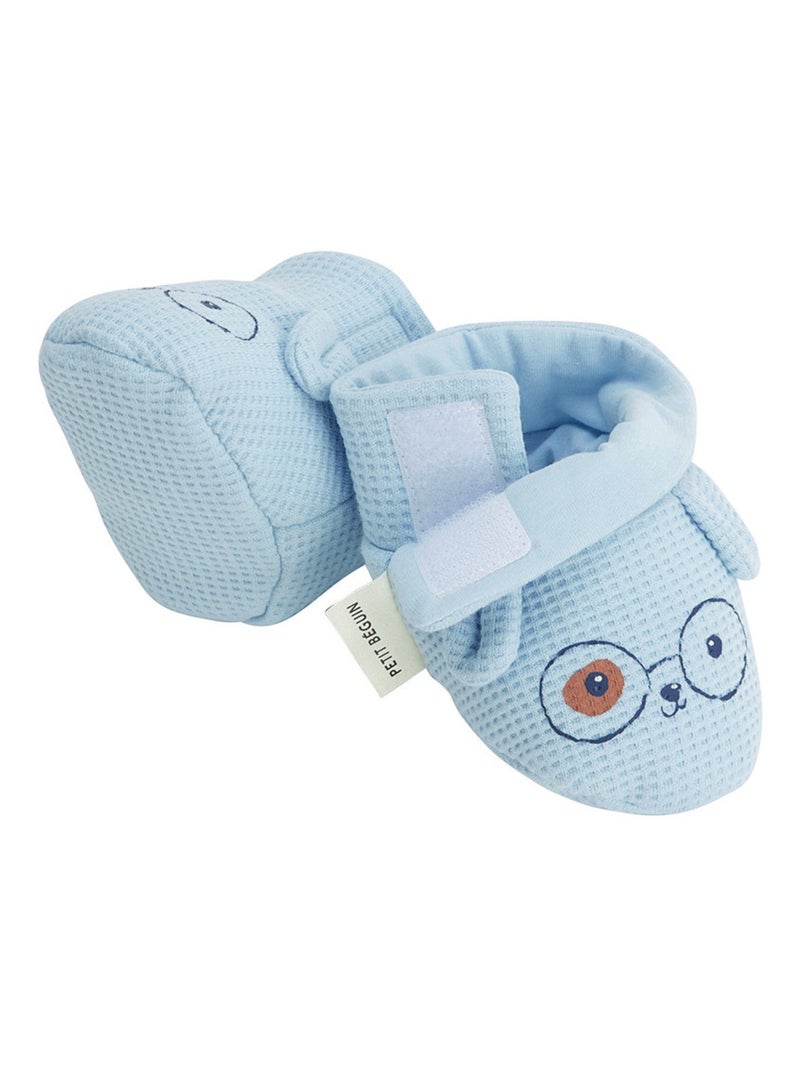 Chaussons b?b? Zeste d'amour Bleu - Kiabi