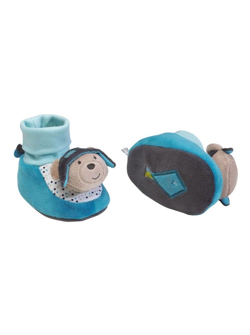 Chaussons bébé en velours - sauthon - Kiabi Chaussons bébé en velours - sauthon - Kiabi