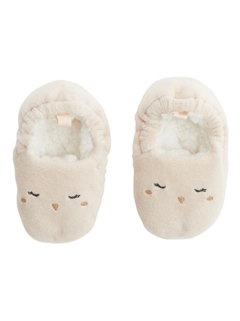 Chaussons bébé Perle Beige - Kiabi
